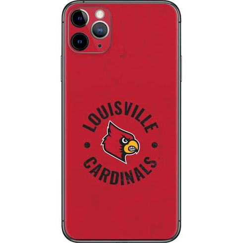 University of Louisville Cardinals Faded iPhone 11 Pro Max Skin