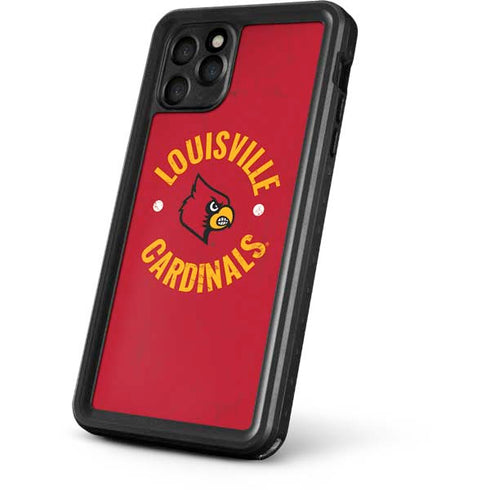 University of Louisville Cardinals Faded iPhone 11 Pro Waterproof Case