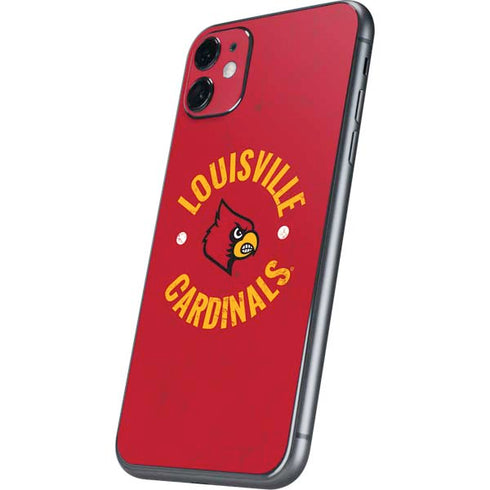 University of Louisville Cardinals Faded iPhone 11 Skin