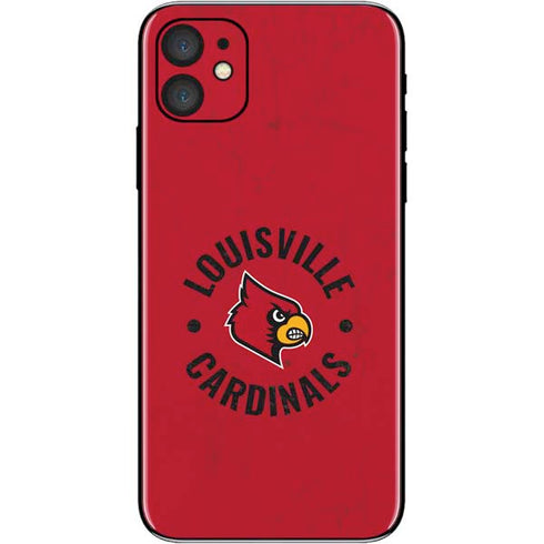 University of Louisville Cardinals Faded iPhone 11 Skin