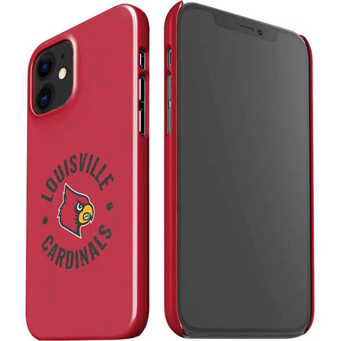 University of Louisville Cardinals Faded iPhone 12 Mini Lite Case