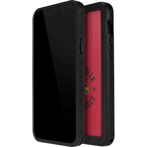 University of Louisville Cardinals Faded iPhone 12 Mini Waterproof Case