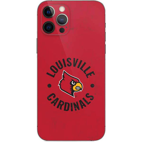 University of Louisville Cardinals Faded iPhone 12 Pro Skin