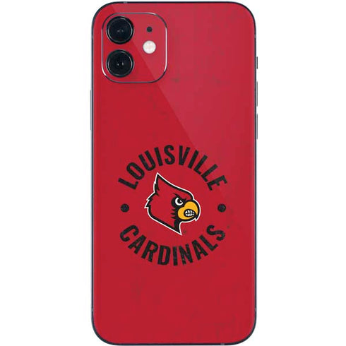 University of Louisville Cardinals Faded iPhone 12 Skin