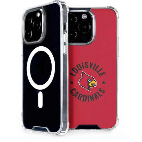 University of Louisville Cardinals Faded iPhone Cases