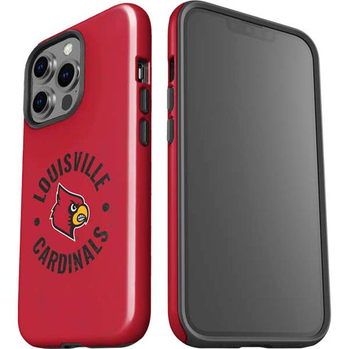 University of Louisville Cardinals Faded iPhone 14 Pro Impact Case