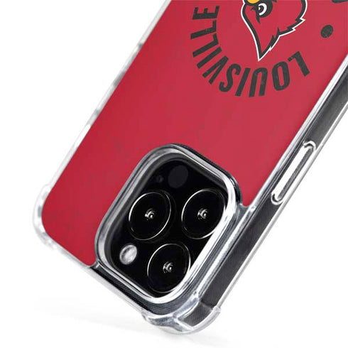 University of Louisville Cardinals Faded iPhone 14 Pro MagSafe Case