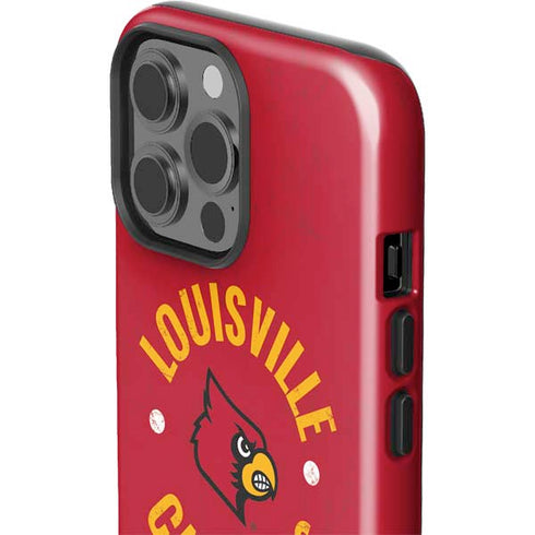 University of Louisville Cardinals Faded iPhone 14 Pro Max Impact Case