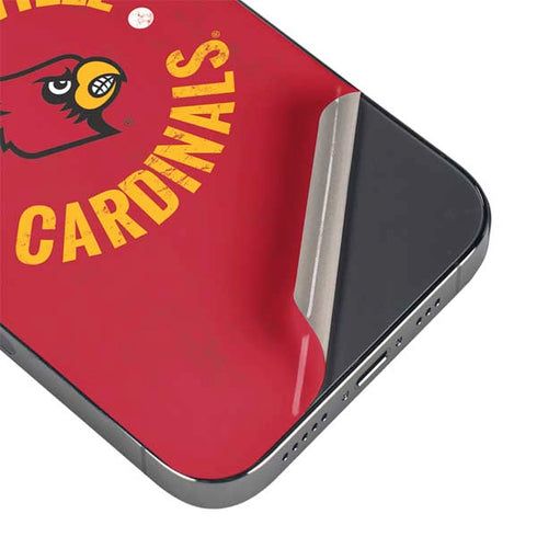 University of Louisville Cardinals Faded iPhone 14 Pro Skin
