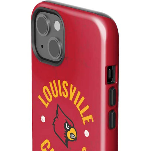 University of Louisville Cardinals Faded iPhone 15 Impact Case