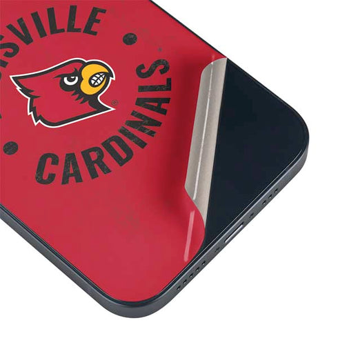 University of Louisville Cardinals Faded iPhone 15 Plus Skin