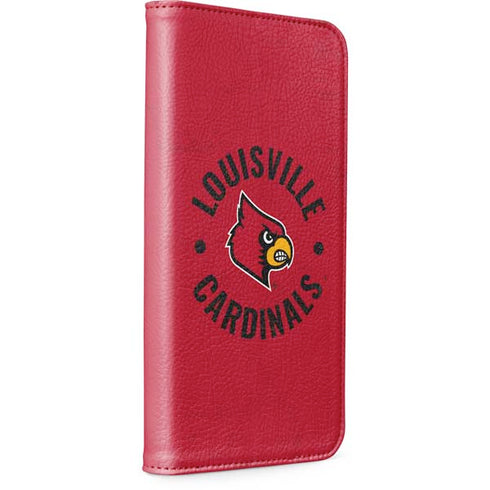 University of Louisville Cardinals Faded iPhone 15 Pro Folio Case