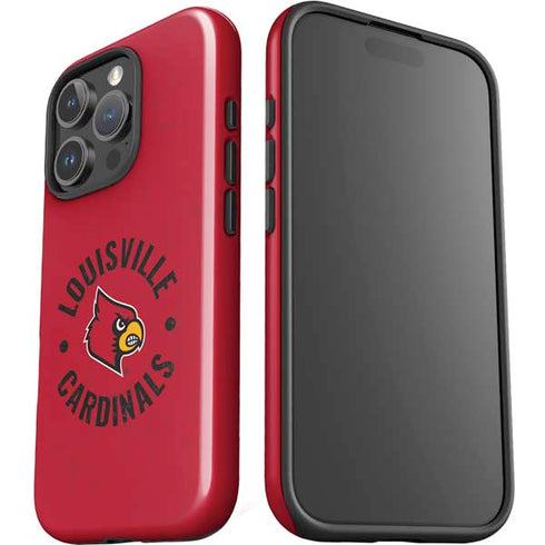 University of Louisville Cardinals Faded iPhone 16 Pro Max Impact Case