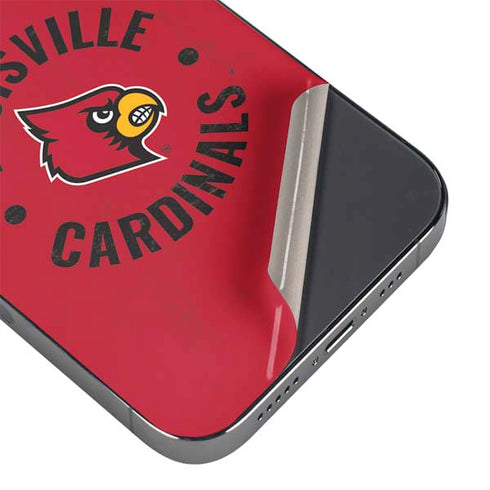 University of Louisville Cardinals Faded iPhone 16 Pro Max Skin