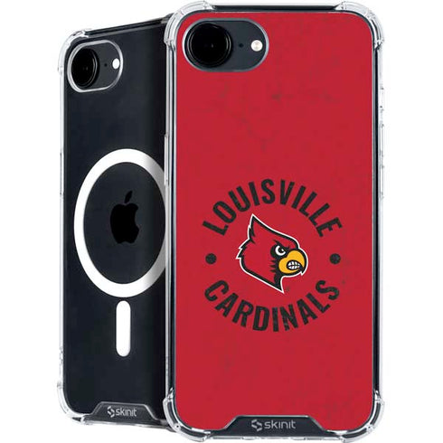 University of Louisville Cardinals Faded iPhone 16e MagSafe Case