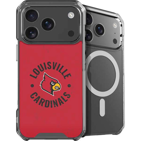 University of Louisville Cardinals Faded iPhone 18 Pro MagSafe Case