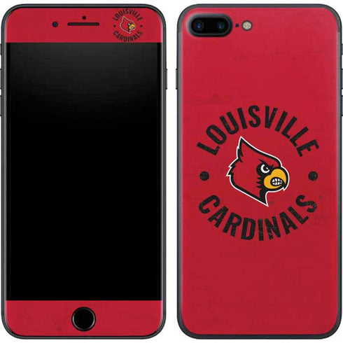 University of Louisville Cardinals Faded iPhone 8 Plus Skin