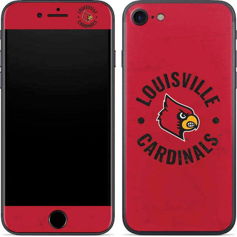 University of Louisville Cardinals Faded iPhone 8 Skin