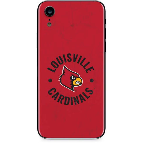 University of Louisville Cardinals Faded iPhone XR Skin