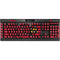 University of Louisville Cardinals Faded K95 RGB PLATINUM Mechanical Gaming Keyboard Skin