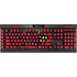 University of Louisville Cardinals Faded K95 RGB PLATINUM Mechanical Gaming Keyboard Skin