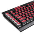 University of Louisville Cardinals Faded K95 RGB PLATINUM Mechanical Gaming Keyboard Skin