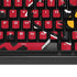 University of Louisville Cardinals Faded K95 RGB PLATINUM Mechanical Gaming Keyboard Skin