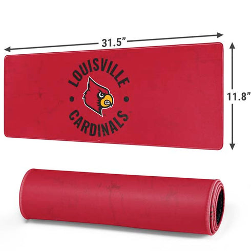 University of Louisville Cardinals Faded Gaming Mouse Pad