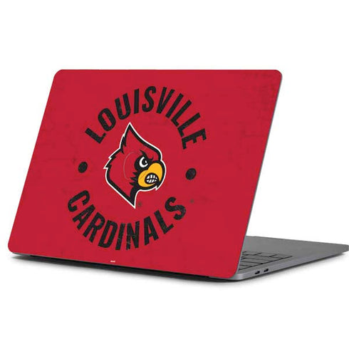 University of Louisville Cardinals Faded Apple MacBook Pro 13-inch Skin