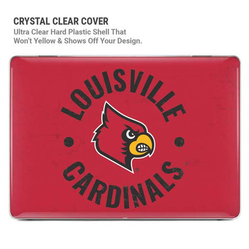 University of Louisville Cardinals Faded MacBook Pro 13in (2020) Case plus Skin