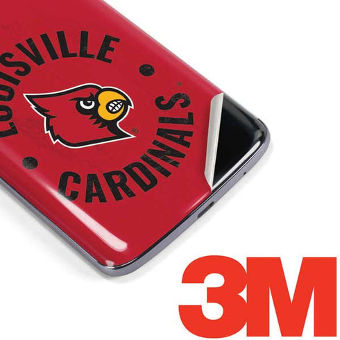 University of Louisville Cardinals Faded Moto E5 Plus Skin