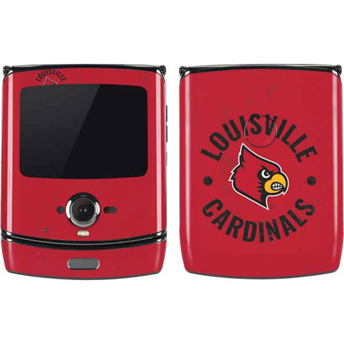 University of Louisville Cardinals Faded Motorola RAZR Skin