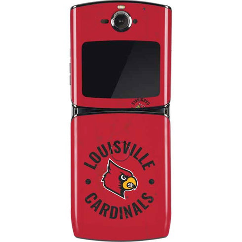 University of Louisville Cardinals Faded Motorola RAZR Skin