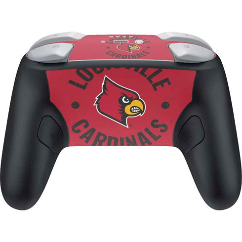 University of Louisville Cardinals Faded Nintendo Switch 2 (2025) Pro Controller Skin