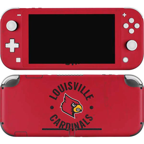 University of Louisville Cardinals Faded Nintendo Switch Lite Skin