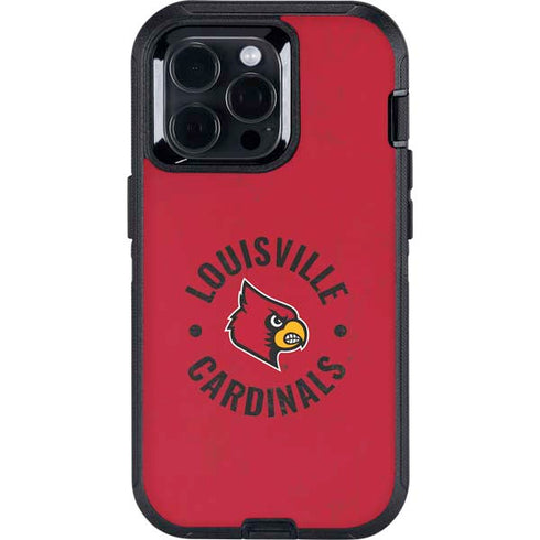 University of Louisville Cardinals Faded Otterbox Defender iPhone Skin