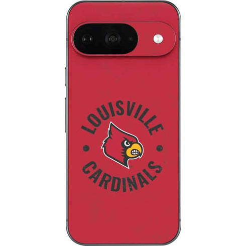 University of Louisville Cardinals Faded Google Pixel 9 Skin