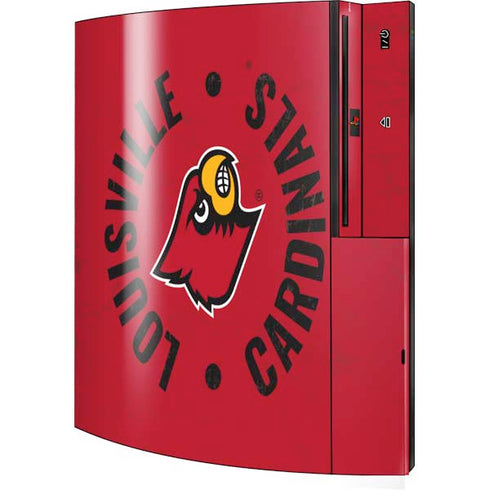 University of Louisville Cardinals Faded Playstation 3 & PS3 Skin