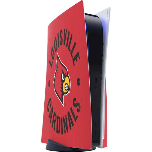University of Louisville Cardinals Faded PlayStation PS5 Skins