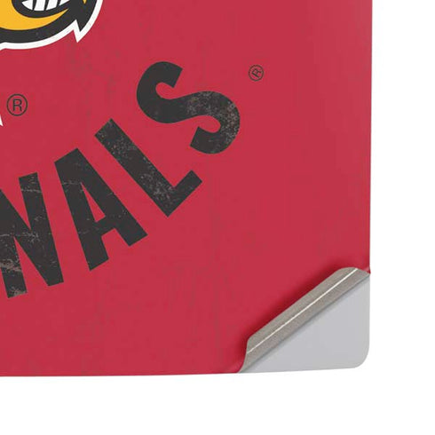 University of Louisville Cardinals Faded PS5 Pro Disk Console Skin