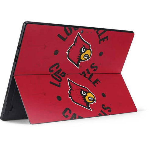 University of Louisville Cardinals Faded Surface Pro 6 Skin