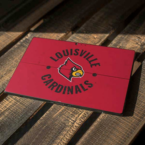 University of Louisville Cardinals Faded Surface Pro 6 Skin