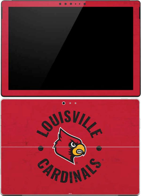 University of Louisville Cardinals Faded Surface Pro (2017) Skin