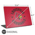 University of Louisville Cardinals Faded Universal Laptop 16.6in (13.4 x 9.7in) Skin