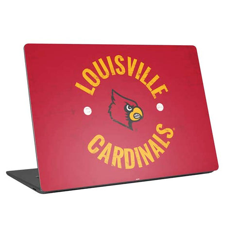 University of Louisville Cardinals Faded Universal Laptop 16in (13 x 9.4in) Skin