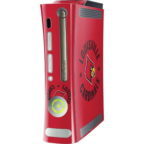 University of Louisville Cardinals Faded Xbox 360 (Includes HDD) Skin
