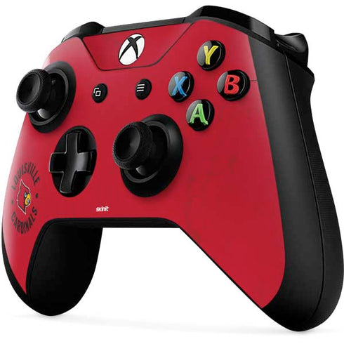 University of Louisville Cardinals Faded Xbox One X Controller Skin