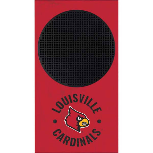 University of Louisville Cardinals Faded Xbox Series S Console Skin