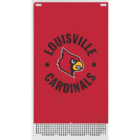 University of Louisville Cardinals Faded Xbox Series S Console Skin
