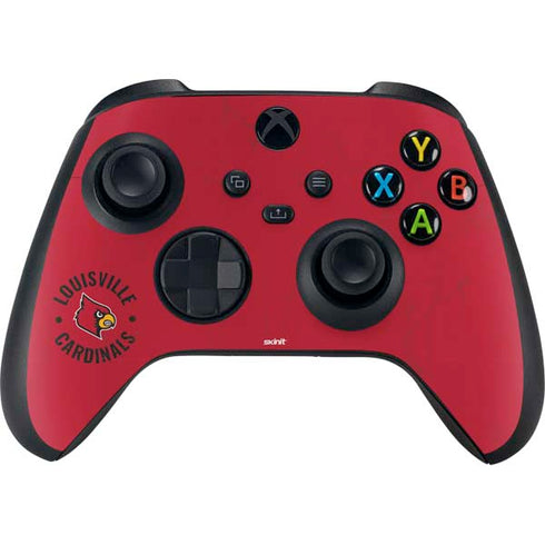 University of Louisville Cardinals Faded Xbox Series X Bundle Skin